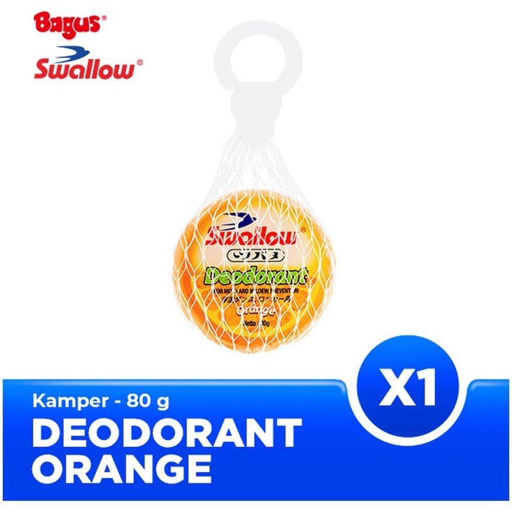 SWALLOW DEODORANT WITH NET S-160 ORANGE