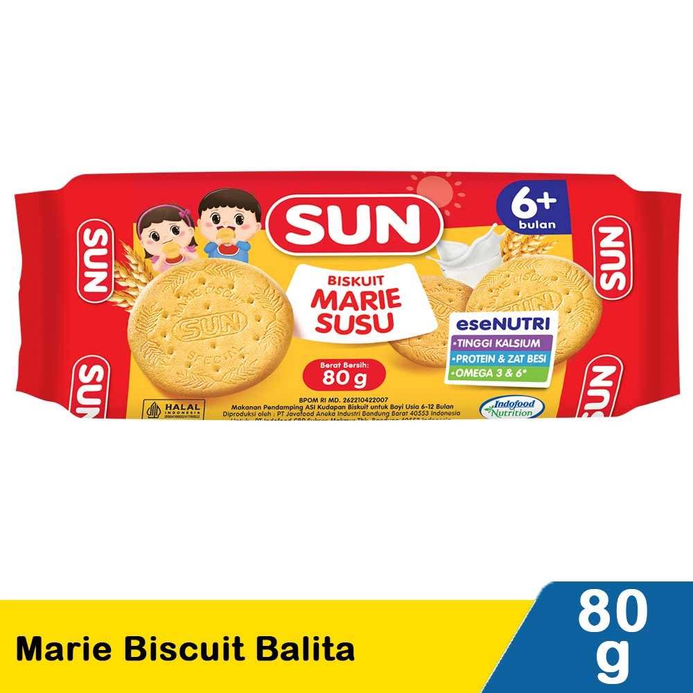 Sun Marie Biscuit Balita  80G