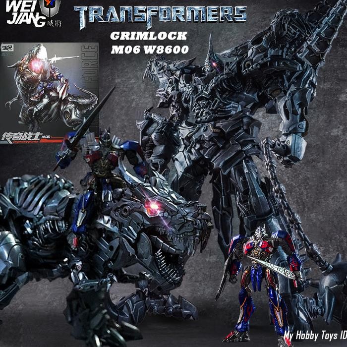Mainan Action Figure Transformers WEIJIANG M06 W8600 Grimlock Legend