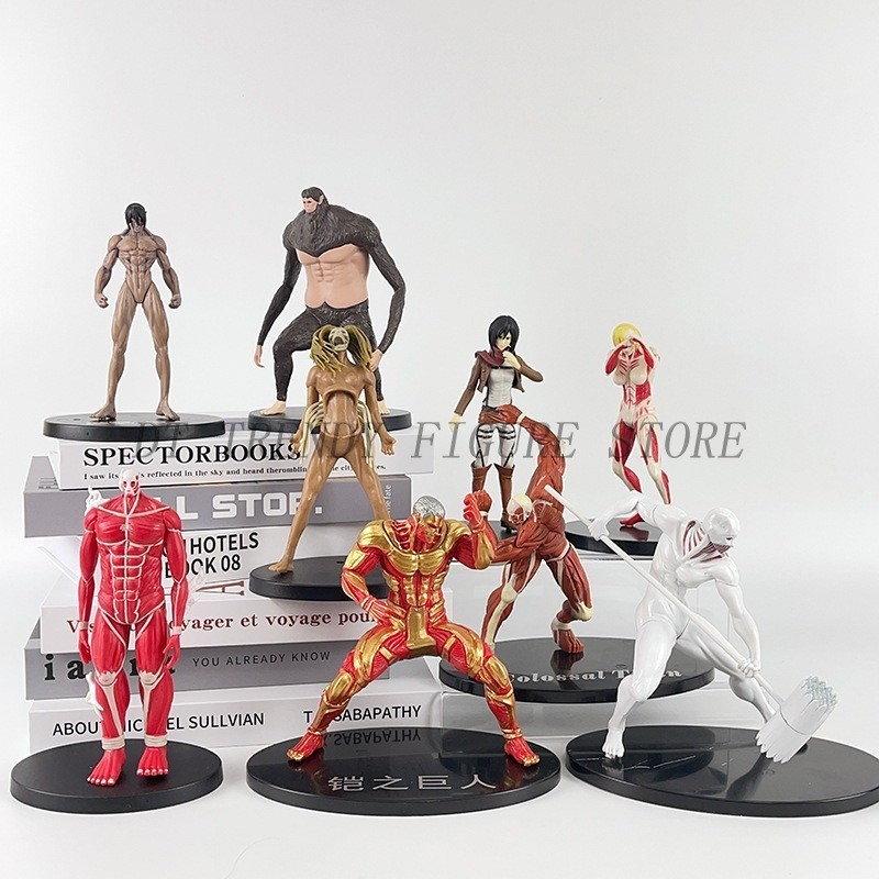 16cm Anime Attack on Titan Figures Beast Colossal The Founding Armored Titan Action Figure PVC Colle