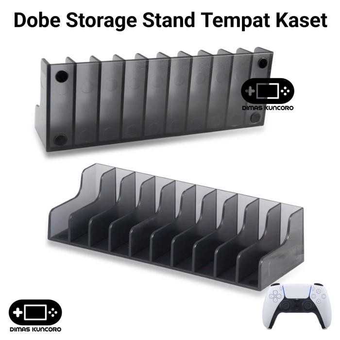 Dobe Storage Stand Tempat KASET game card box ps1 ps2 ps3 ps4 ps5