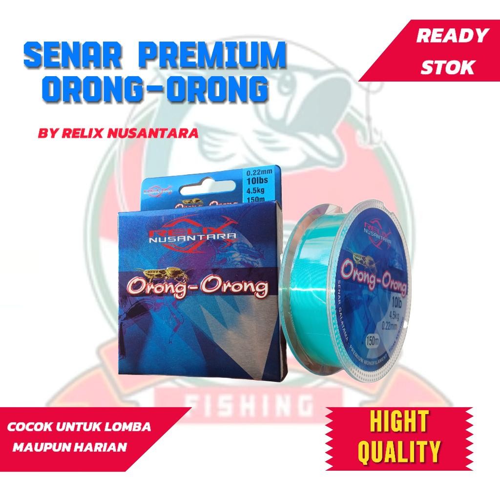 Benang pancing relix orong orong kuat anti keriting - senar pancing bekualitas
