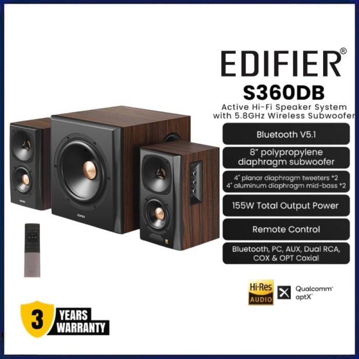 Edifier 2.1 Speaker S360DB