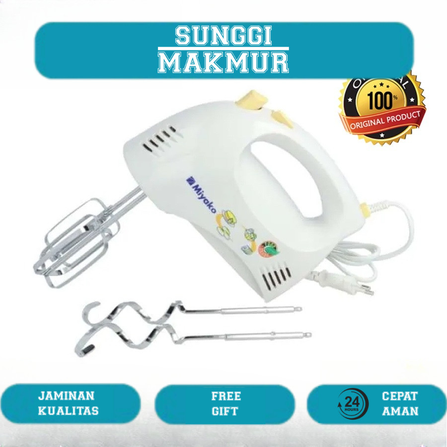 Miyako Hand Mixer HM620 / MIXER Miyako ORIGINAL HM-620 / Hand Mixer Murah HM620