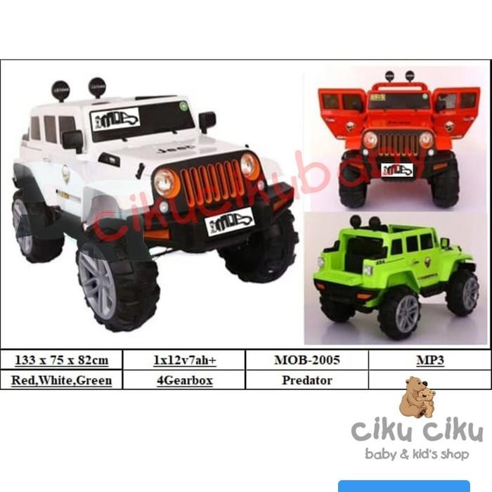 Mainan anak mobil aki PREDATOR / mobil aki / mainan anak