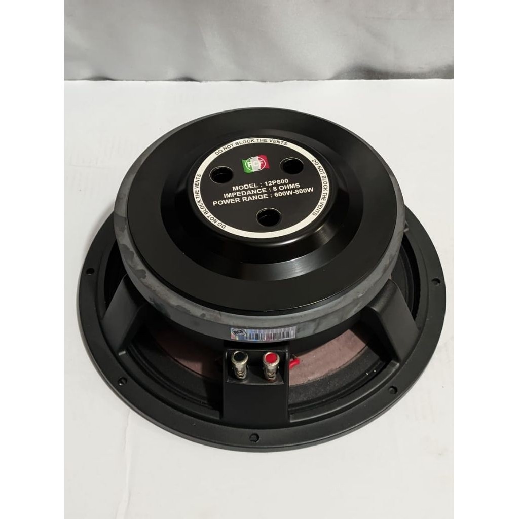SPEAKER 12 INCH RCF 12P800 SPEAKER RCF12P800 ORIGINAL VOICE COIL 4 INCH 800 WATT SUBWOOFER