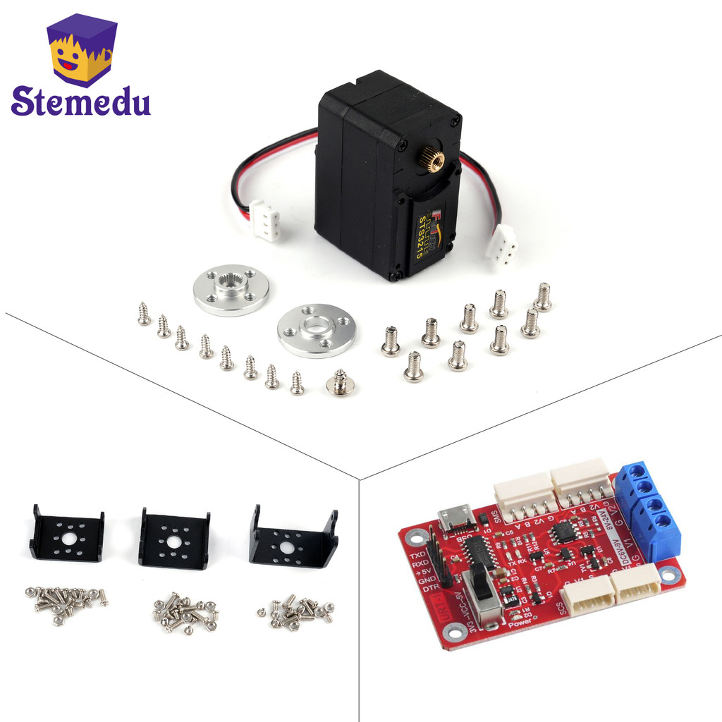 Feete- STS3215 12V 30KG High Precision Feedback Magnetic Encoding Servo Motor 360 Degrees Continuous