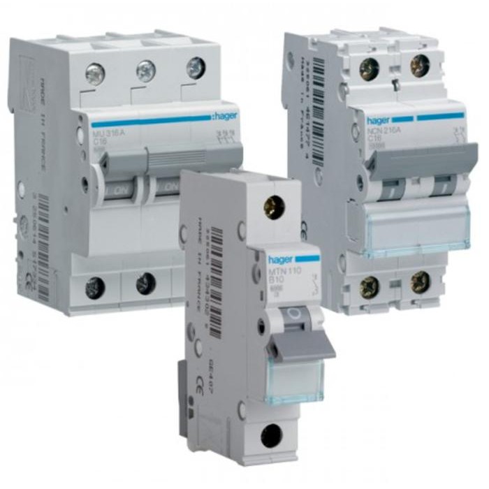 (BACA DESKRIPSI) MCB HAGER 16 AMP 2P HAGER TYPE NC216A