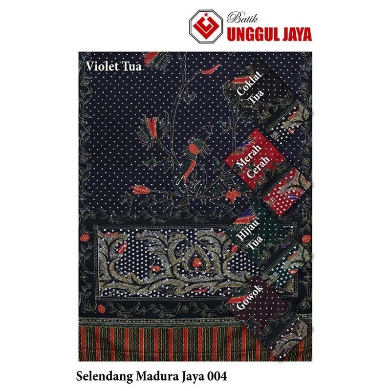 Selendang Batik Unggul Jaya Madura Jaya 004 Selendang Gendong Bayi Selendang Cukin