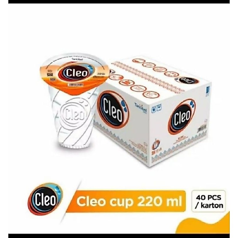 AIR MINERAL CLEO GELAS 220ML