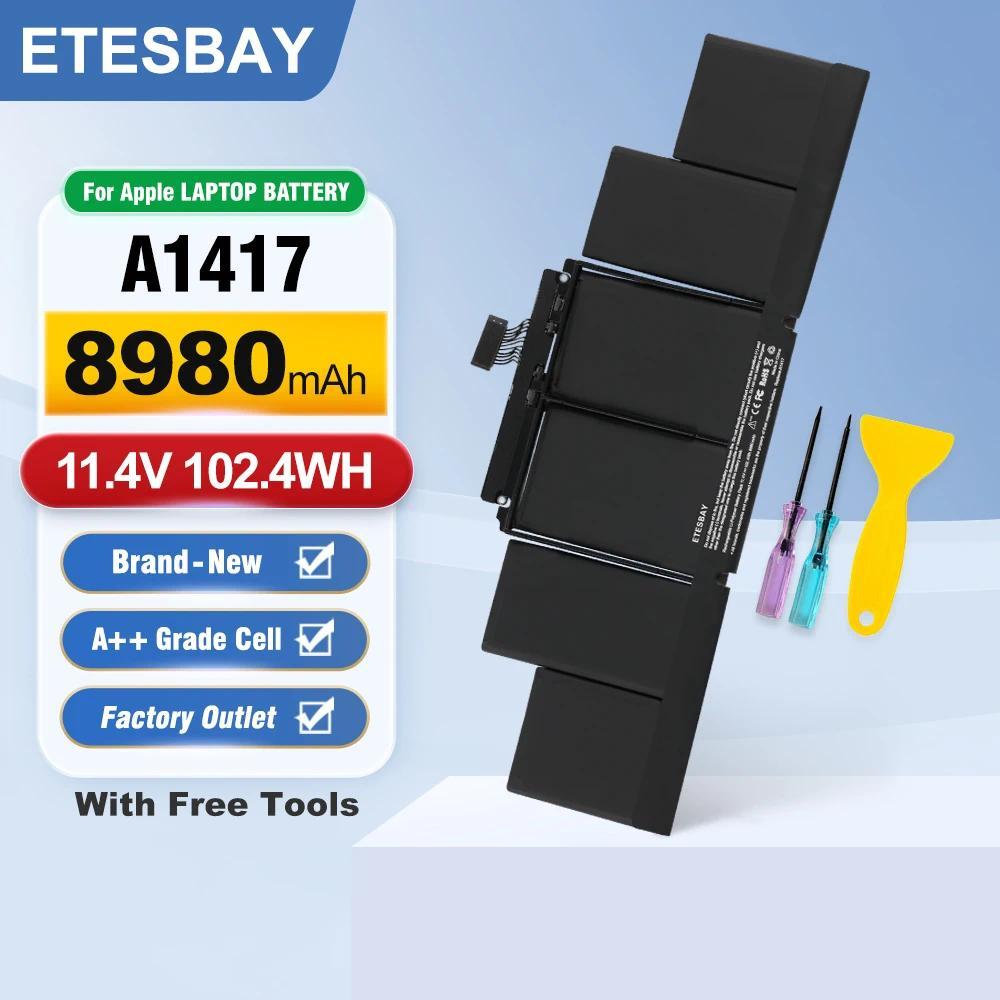 ETESBAY A1417 Laptop Battery for Apple MacBook Pro 15" A1398 Retina 212 2013 MacBook Pro "Core i7" 2