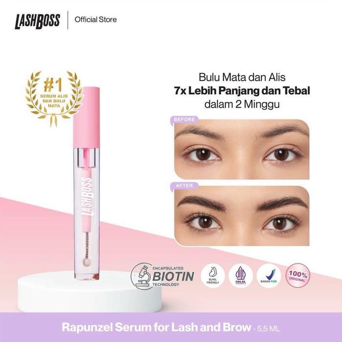 LashBoss Rapunzel Serum For Lash And Brow / Lash Boss Serum Bulu Mata
