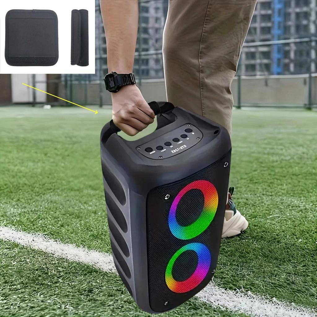 JBi Boombox 1/2/3 Speaker Handle Protector | Non-Slip Grip, Durable Textile Material,Compatible with