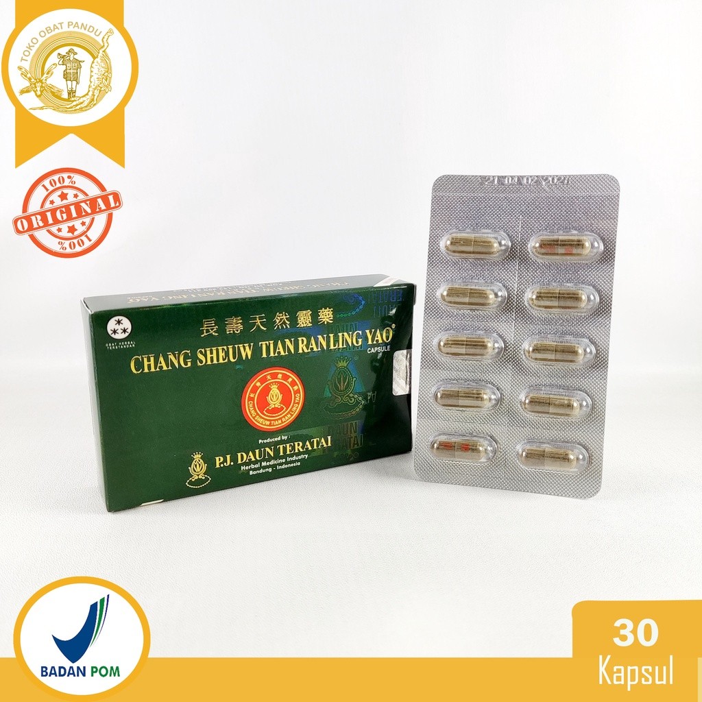 DAUN TERATAI KAPSUL / CHANG SHEUW TIAN RAN LING YAO / OBAT TUMOR