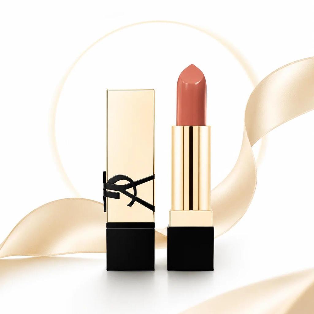 YSL Rouge Pur Couture Satin Lipstick Mini NM Nu Muse 1.3g Lipstik Melembapkan Tahan Lama dengan Cera