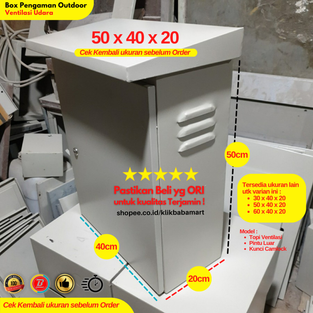 HM - CCTV DVR BOX BESI PENGAMAN DVR CCTV OUTDOOR 50X40X20CM