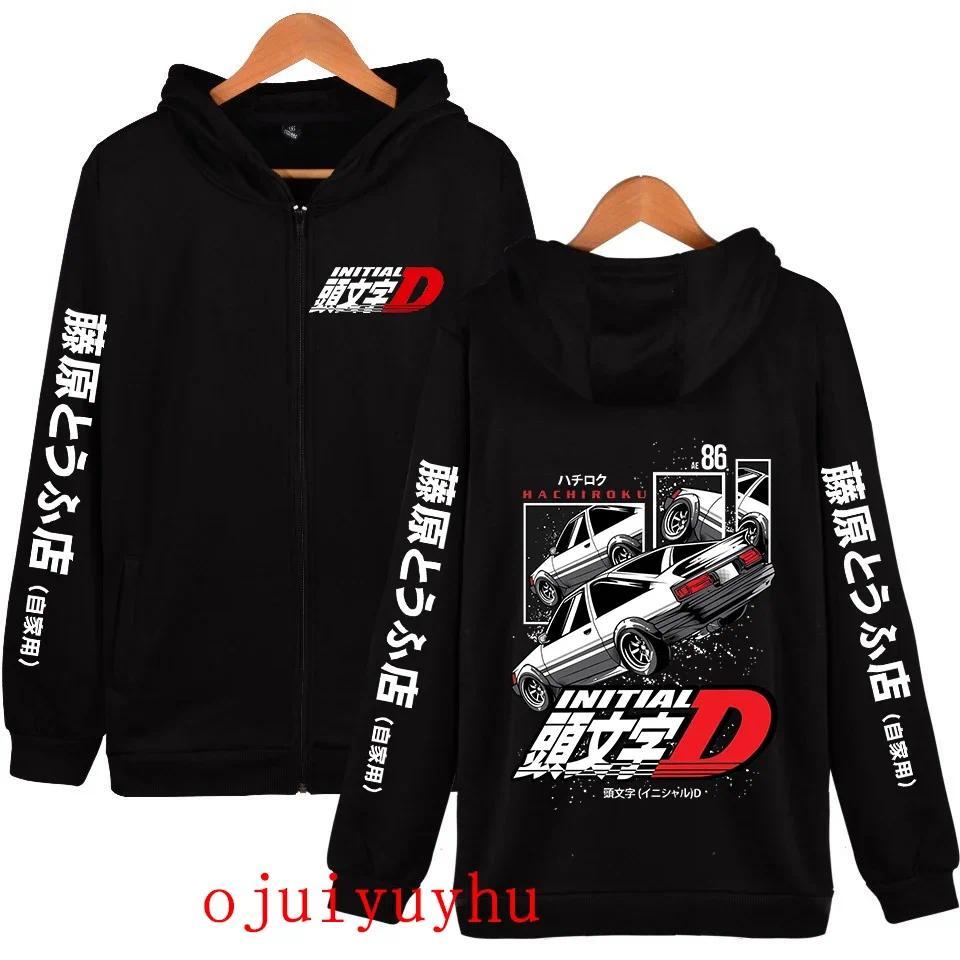 Jaket hoodie JDM AUTOMOTIVE AE86 Hoodie Initial D Korean Style Zippper Jackets
