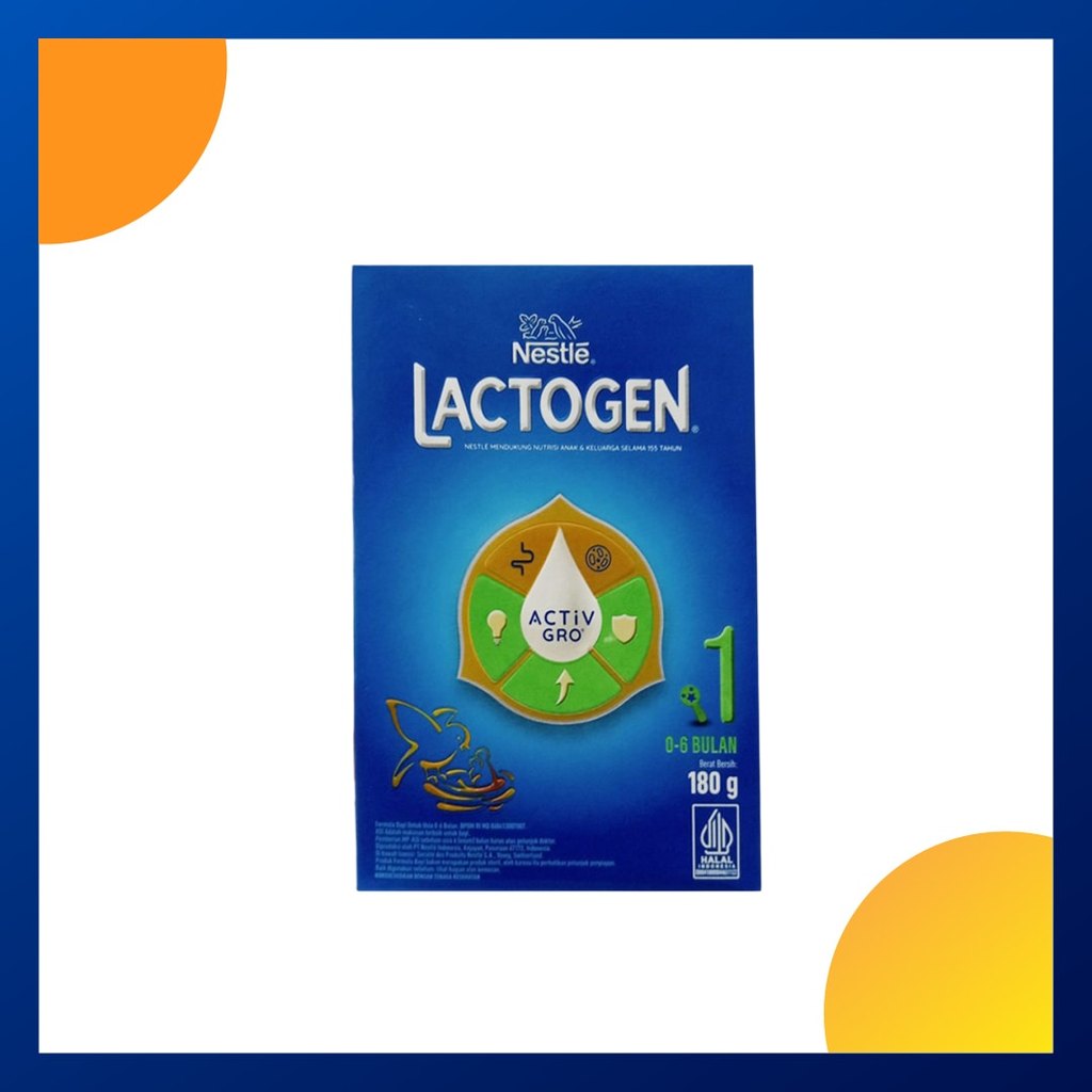 Lactogen 1 Usia 0-6 Bulan 180 Gram Box