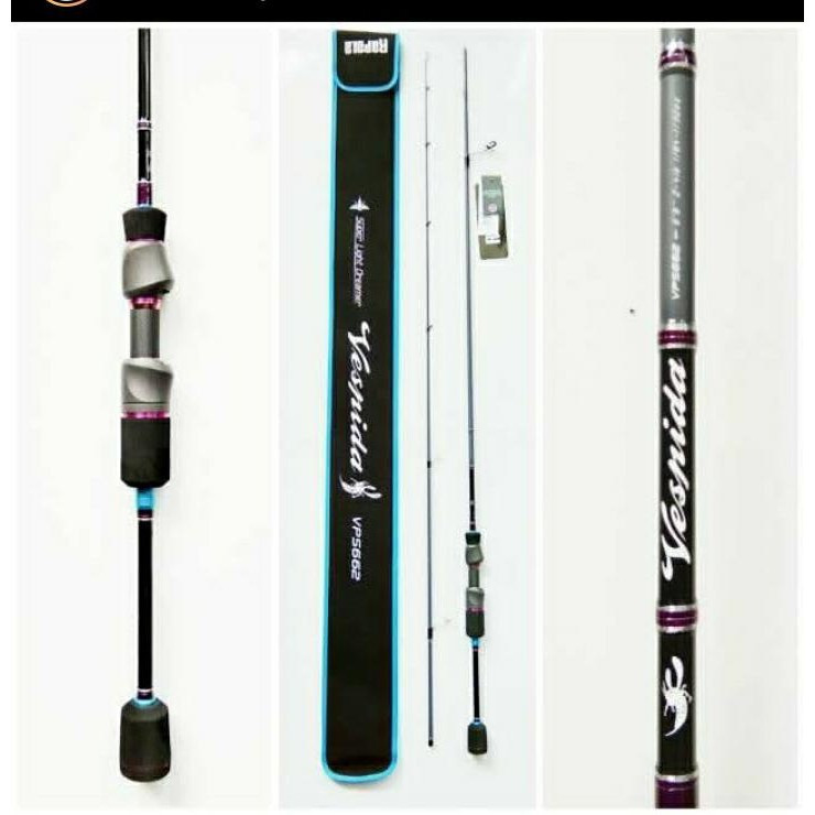 Rod SPINNING RAPALA VESPIDA VPS662UL / 198cm (Line Test 2-4lbs)