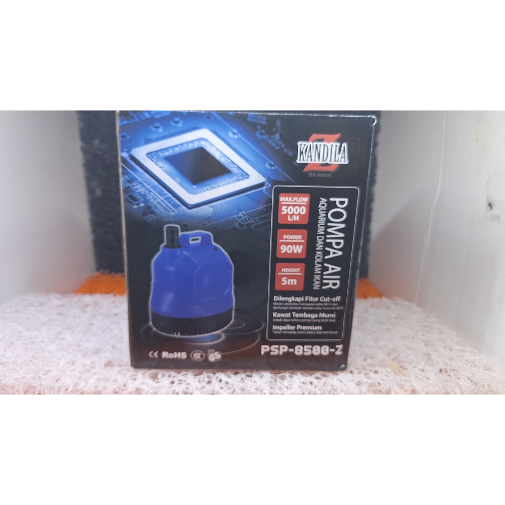 Pompa Air Celup Aquarium KANDILA PSP 8500 Z PSP-8500Z Pompa Kolam 90 Watt 5000 L/H