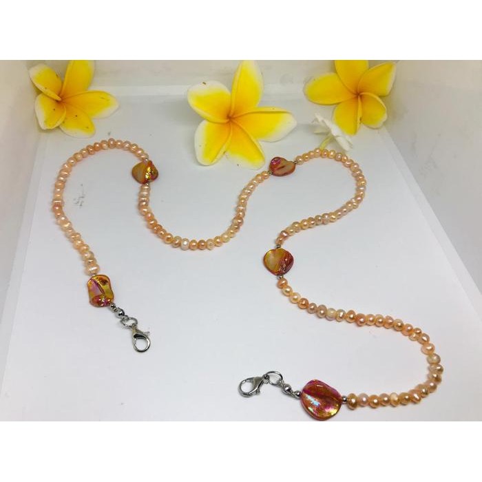 

READY Strap Lanyard Gantungan Tali Masker Mutiara Air Tawar x Shell