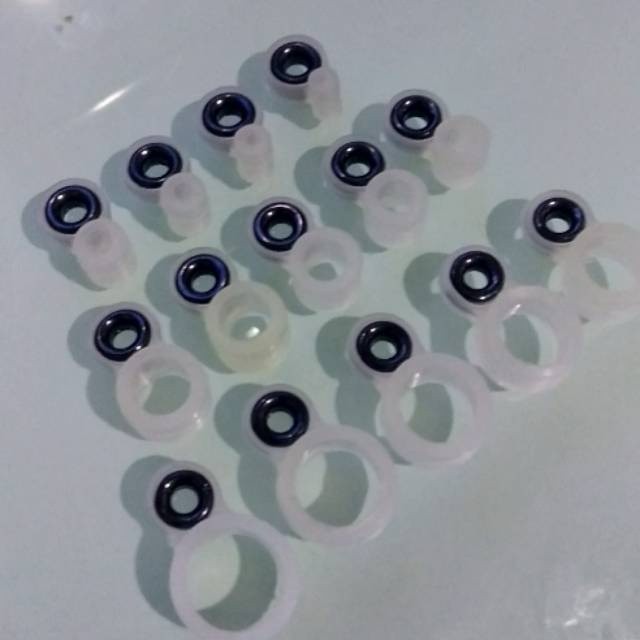 Ori RING GUIDE / CINCIN TEGEK SILICON - isi 14pcs