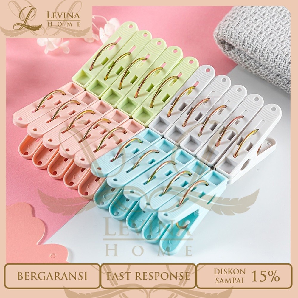 Jepit Baju Kaos Kaki Celana Dalam Jepitan Jemuran Plastik Murah Warna – Levina Home