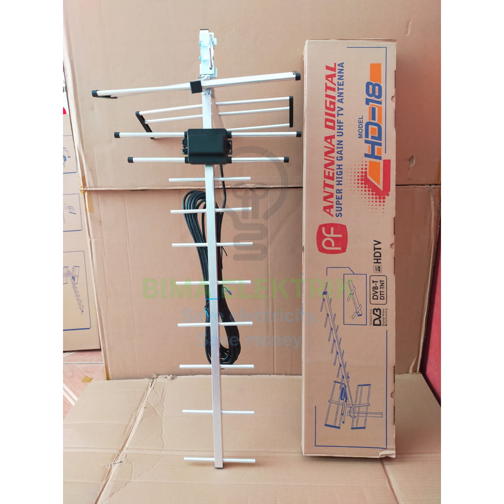 ANTENA TV DIGITAL HD 18 + KABEL