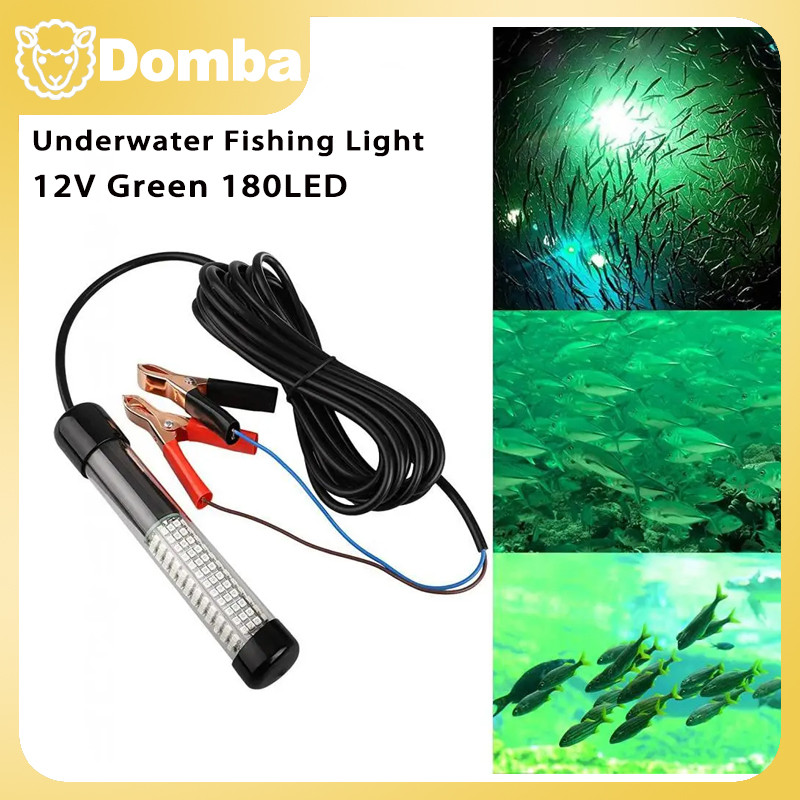 Lampu Pancing Bawah Air Umpan Pancing Malam Lampu LED 20W 12V untuk Udang, Cumi-cumi dan Ikan