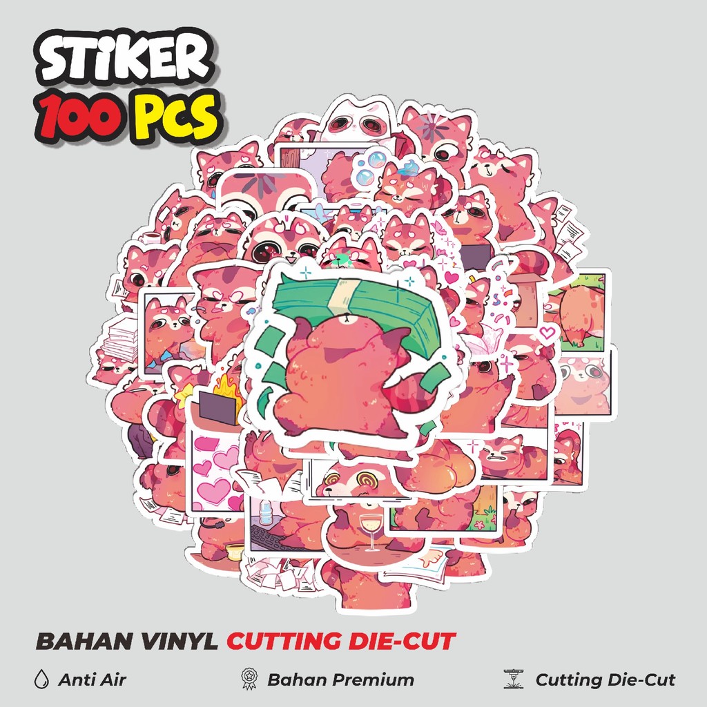 

Terbaru! 50 pcs Stiker Kartun Cuty Worky Dekorasi Lucu Kreatif untuk Notebook, Skateboard, HP