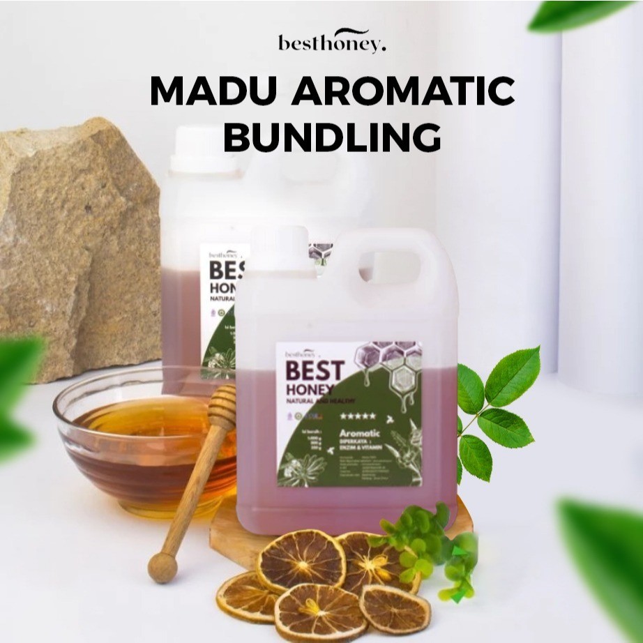 

Besthoney Paket Madu Madu Aromatic Original 1kg 2pcs