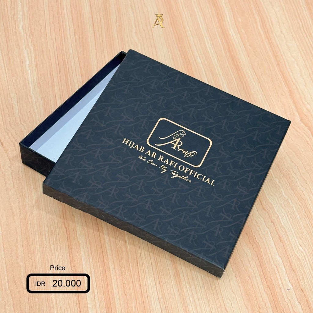 

BOX SCARF AR RAFI - Bahan Tebal Ukuran 18x18 cm