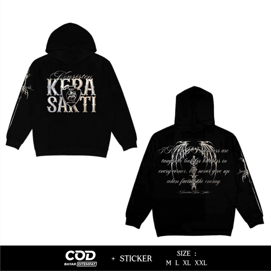 HOODIE IKSPI PERGURUAN PENCAK SILAT IKSPI KONSISTEN KERA SAKTI  HOODIE IKSPI TERBARU - HOODIE KERA S