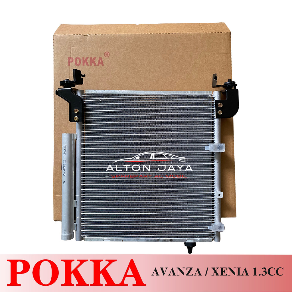 CONDENSOR KONDENSOR AC MOBIL AVANZA XENIA 1300CC 1000CC TAHUN 2004-2011 POKKA 0952