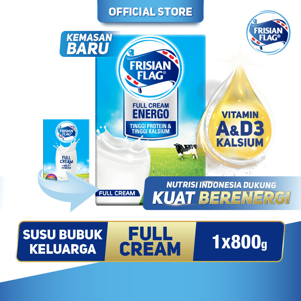 

Frisian Flag Susu Bubuk Keluarga Fullcream 800g - 1 pcs