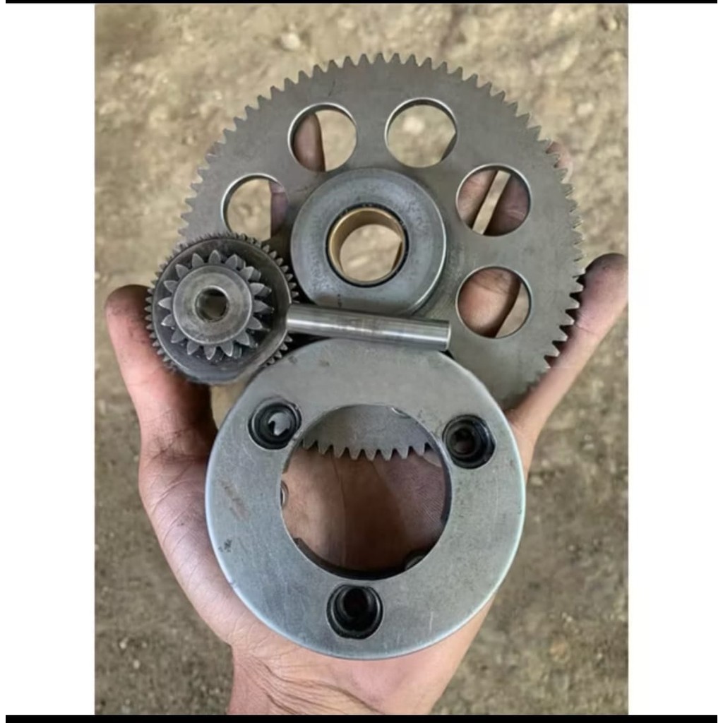 Gear Oneway Gigi Starter Penghantar Dobel Starter Yamaha Jupiter Z / Vega Lama /  Vega R New / Crypt