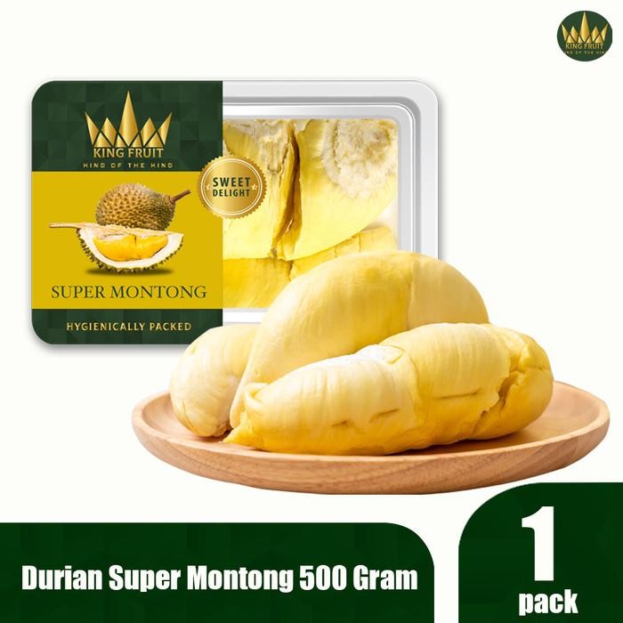

SALE King Fruit durian Super Montong Premium durian berat 500 Gram durian Buah Frozen Manis - 1 PackTERLARIS