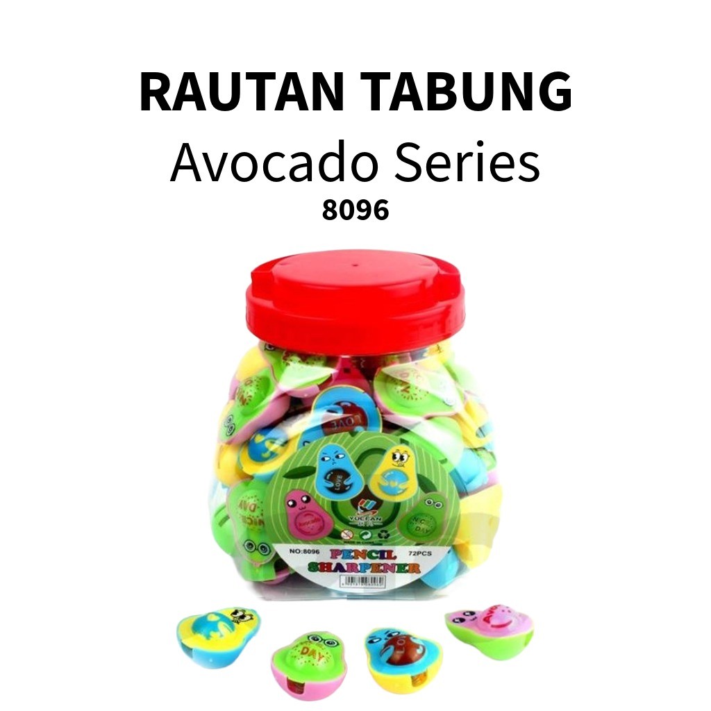 

♚1pcs Serutan AVOCADO 8096 / Rautan Pensil Karakter♚