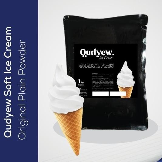 

PROMO! qudyew soft ice cream original plain powder es krim bubuk campuran 1kg
