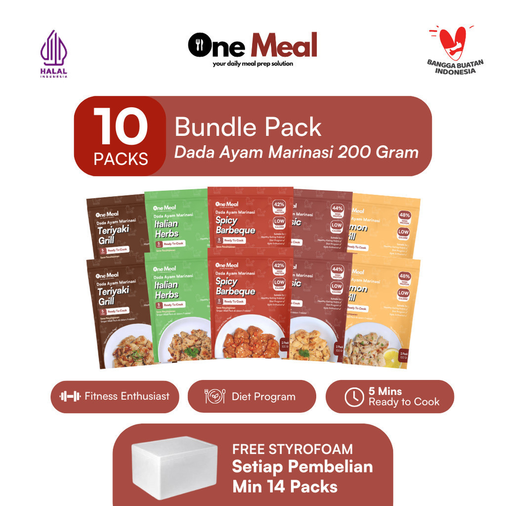 

One Meal Lauk Dada Ayam Fillet | 10 Meal Packs (Ready to Cook)