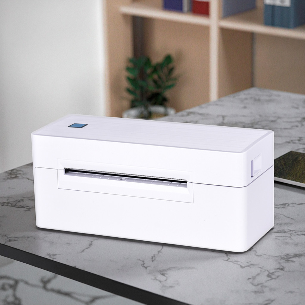 

180mm/s Compact Thermal Label Printer Support up to 110mm Width Label Paper Optional Stand