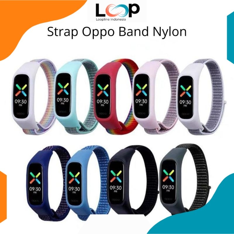 Loopline Strap Oppo Band Nilon Tali Jam Oppo Band untuk Pengganti Tali Jam Olahraga Kesehatan