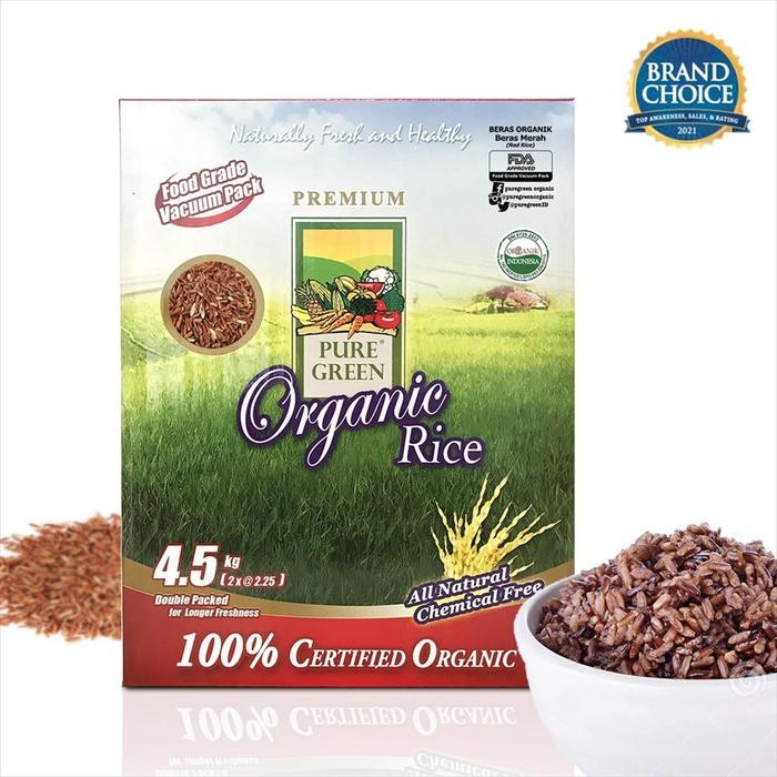 

PureGreen Organic Rice Beras Organik Red Rice 4.5 kg Default