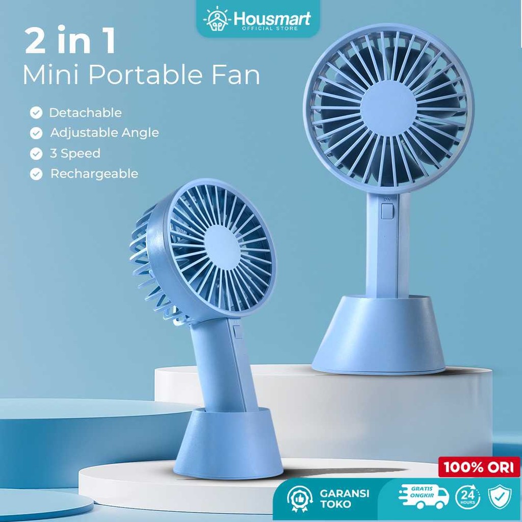 Housmart VH Kipas Angin Portable Genggam Handheld Mini Cooling Fan 1000mAh - F03