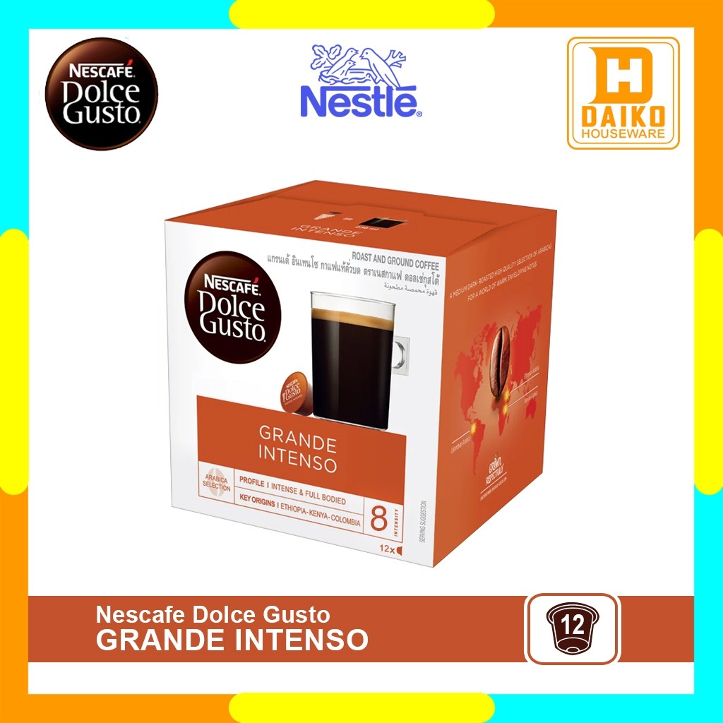 

JAMIN MURAH !!!Capsule Nescafe Dolce Gusto Grande Intenso Box - Kopi Kapsul Arabica Coffee(BISA LANGSUNG ORDER)