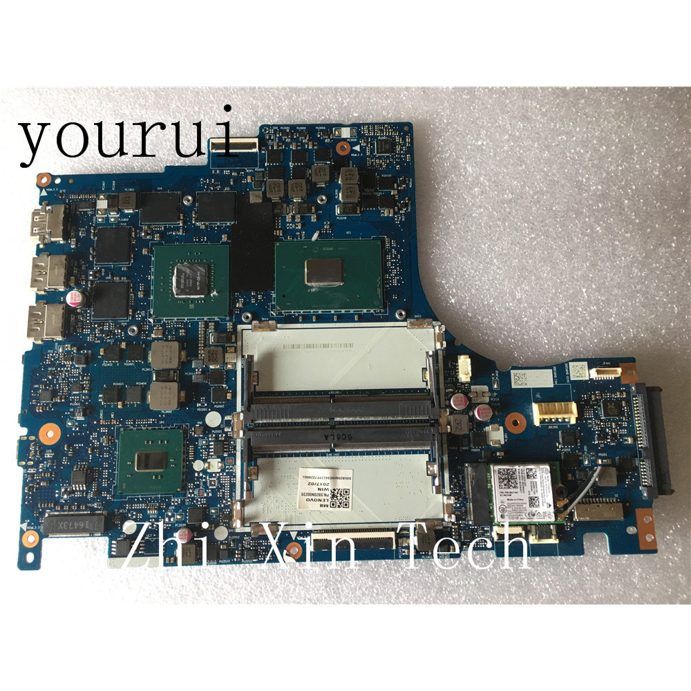 yourui For Lenovo Y520 Y520-15IKBN R720-15IKBN Laptop Motherboard with SR32S i5-7300HQ CPU DY512 NM-