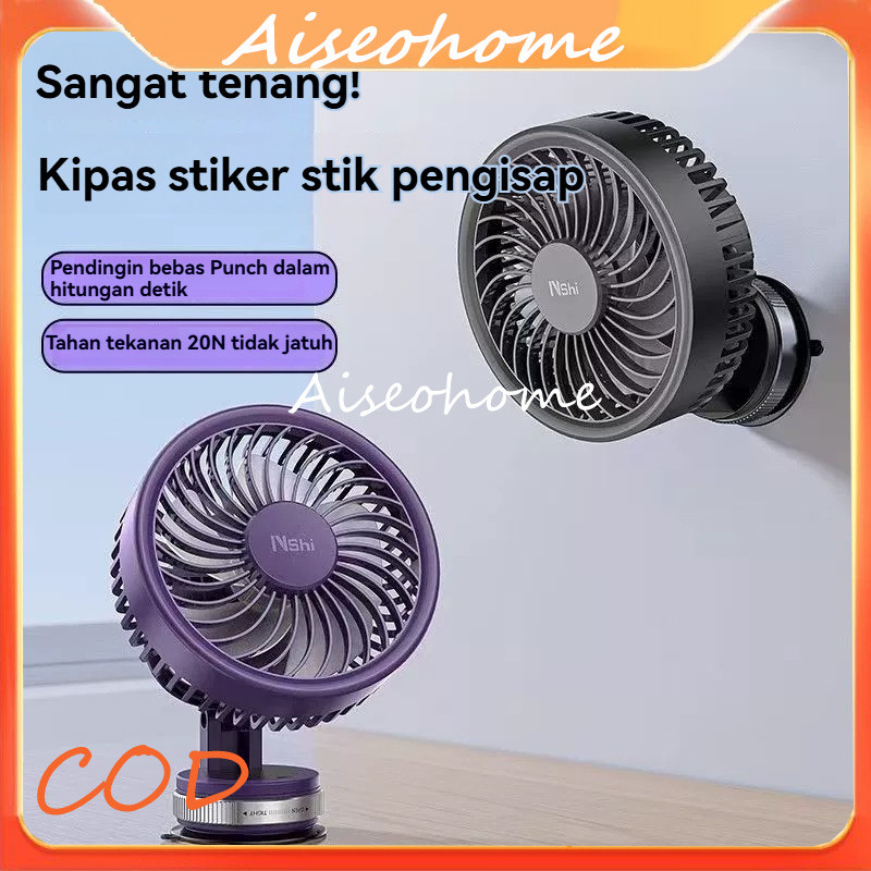 Kipas Penyimpanan USB Fan Kipas Angin Portable Cas Tidak Berisik Putar 90 Kipas Desktop Yang Terpasa
