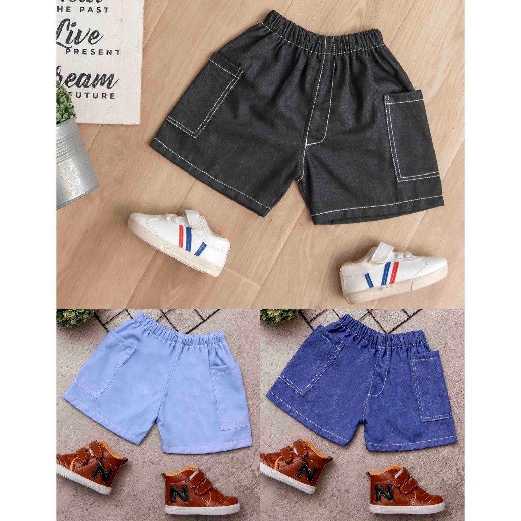 [ASA] Jikialiang - CELANA PENDEK WEST JEANS ANAK ANAK 1-12 TAHUN