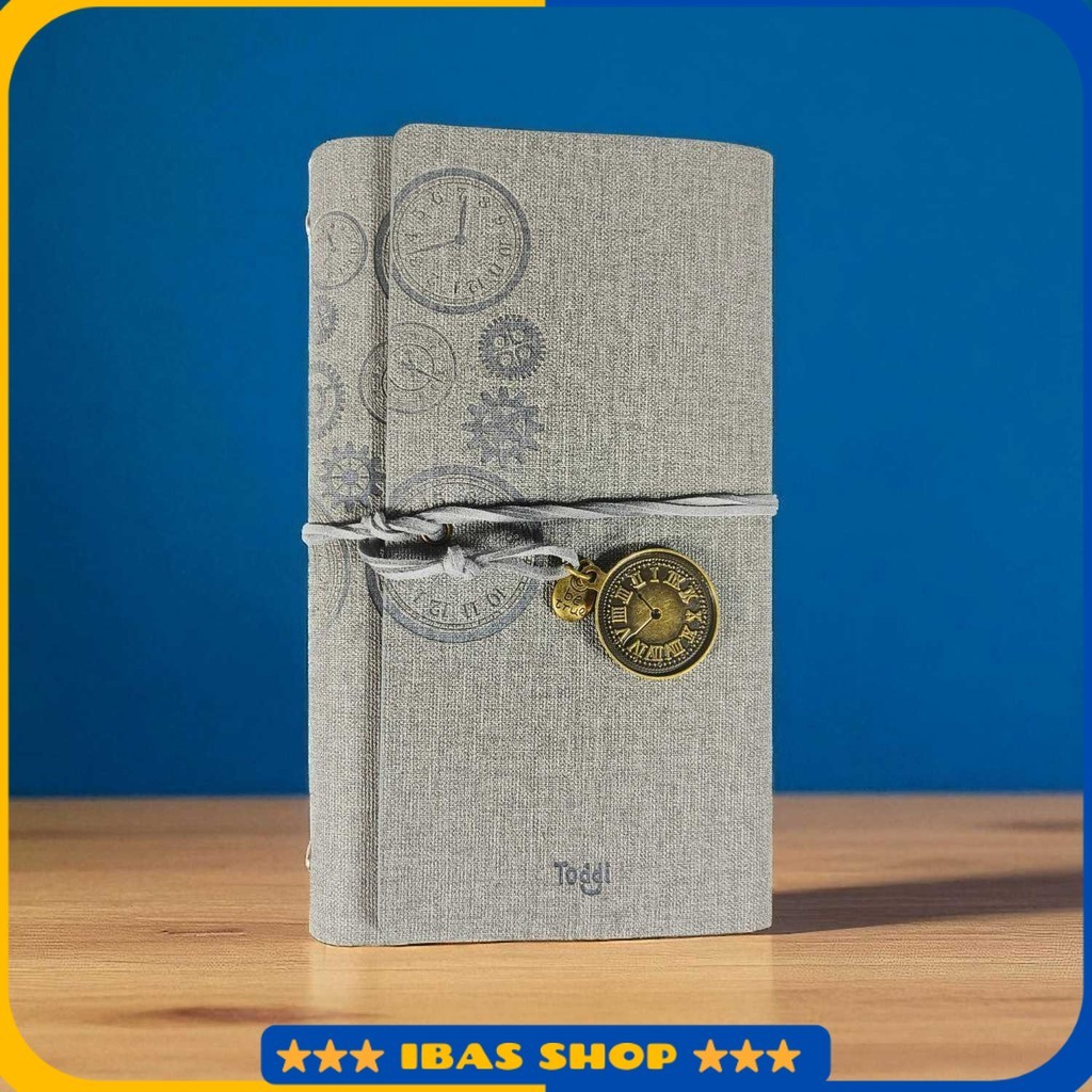 

Buku Jurnal Binder Leather Notebook A6 160 Page Grid Blank Line - T680