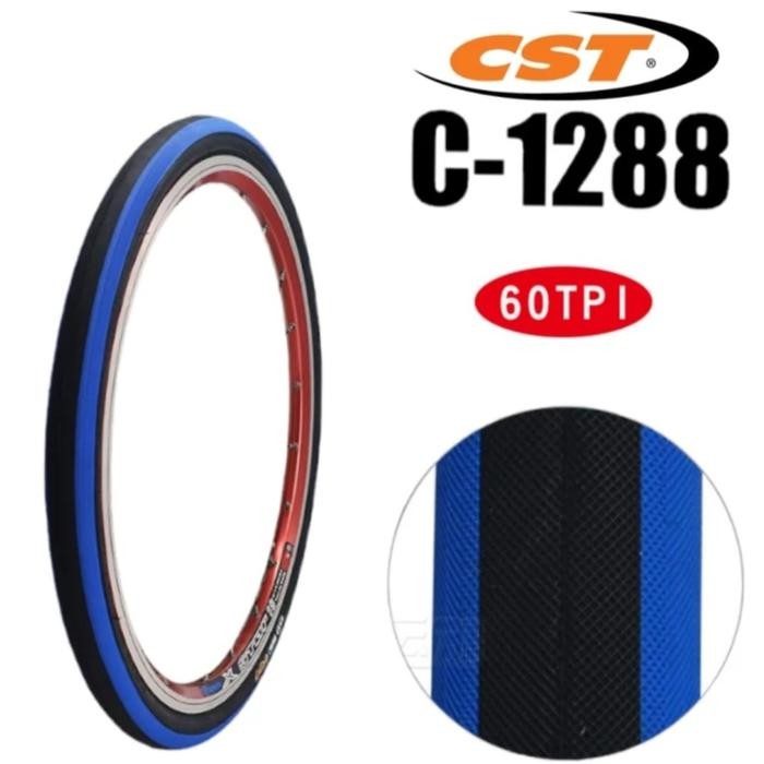 Ban Luar CST Speedway 20 x 1.35 406 Black Blue